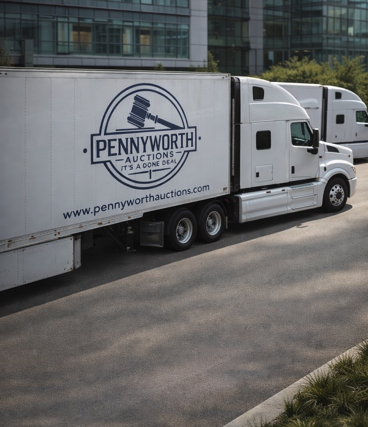 Pennyworth Auctions fleet at facility